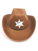 Déguisements Halloween Cowboy Hat Brown Tweed Costume Accessoire pour hommes Déguisements Halloween