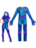Déguisements Halloween Disney Descendants 3 costumes de cosplay bleu mal pour les enfants