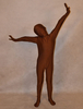 Déguisements Halloween Marron Foncé Zentai Costume Enfant Unisex Lycra Elasthanne 2021 Costume Complet Déguisements Halloween