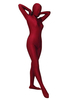 Déguisements Halloween Morph Suit Rouge foncé Lycra Spandex Zentai Suit