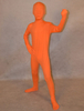 Déguisements Halloween Orange Unisex Lycra Elasthanne à la Mode Unicolore Zentai 2021 Costumes Enfant Déguisements Halloween