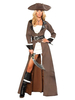 Déguisements Halloween Pirate marron 2021 Pirates des femmes Costume des Cara bes Costume