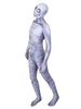 Déguisements Halloween Squelette Zentai Gris Lycra Spandex Zombie Jumpsuit Costume