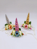 Déguisements Halloween Unicorn Costume Accessoires Fleurs Enfants Casques