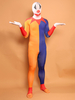 Déguisements Halloween Zentai Costumes Combinaison Deux Tons Lycra Justaucorps Clown