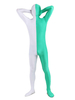 Déguisements Halloween Zentai Costumes Lycra Spandex Deux Tone Costumes Corps Complets