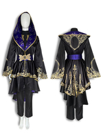Disney Twisted Wonderland Octavinelle Azul Robes dinvocation Ashengrotto Cosplay Costuem Halloween