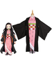Démon Slayer Kimetsu No Yaiba Nezuko Kamado Ensemble&Accessoires Cosplay Costume Déguisements Halloween