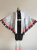 Démon Slayer Kimetsu No Yaiba Shinobu Kochō Ensemble Manteau&Uniforme&Accessoire Cosplay Costume Déguisements Halloween