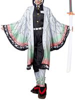 Démon Slayer Kimetsu No Yaiba Shinobu Kochō Manteau Seulement Anime Cosplay Costume Déguisements Halloween