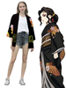 Démon Slayer Kimetsu Pas Yaiba Kibutsuji Muzan Kimono Seulement Anime Cosplay Costume Déguisements Halloween