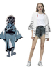 Démon Slayer Kimetsu Pas Yaiba Rui Kimono seulement Anime Cosplay Costume Déguisements Halloween