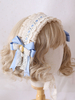 Douce Lolita Coiffure Bleu Claire Lacet Avec Noeud Lolita Déguisements Halloween