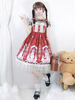 Douce Lolita JSK Robe Angel Prayer à Volants Lolita Robe Chasuble Jupes Déguisements Halloween