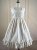Douce Lolita JSK Robe Robe tunique Lolita à volants blanc Déguisements Halloween