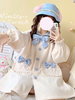 Douce Lolita Manteaux Noeuds Volants Pardessus Polyester Bleu Hiver Lolita Outwear