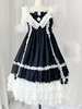 Douce Lolita OP Robe à Volants Lolita Manches courtes Robes une pièce Déguisements Halloween