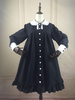 Douce Lolita OP Robe Button Decor Frill Lolita Robes une pièce Déguisements Halloween