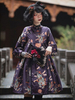 Douce Lolita OP Robe Neverland Imprimé Floral manches longues Style Chinois Lolita une pièce