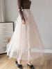 Douce Lolita Sk Robe Rose Rose Été Long Tulle Tulle Lolita Jupes