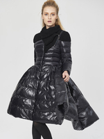 Doudoune pour femme en duvet de canard Manteau Trapèze A-line