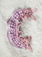 Doux Lolita Accessoires Bordeaux Dentelle Polyester Fibre Foulard Arc Divers Déguisements Halloween