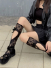 Doux Lolita Bas Dentelle Noire Noeuds Accessoire Polyester Noeud Lolita Accessoires