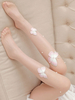 Doux Lolita bas papillon nu accessoire brodé polyester motif papillon accessoires Lolita