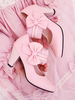 Doux Lolita Chaussures Arcs Synthétique Cuir Prisme Talon Lolita Pompes Déguisements Halloween