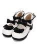 Doux Lolita Chaussures Bow Strappy Chunky Haut talon Deep Brown Lolita Chaussures Déguisements Halloween