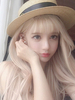 Doux Lolita perruques longue fibre résistante à la chaleur Blonde Lolita cheveux perruques Déguisements Halloween