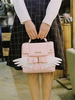 Doux Lolita Satchel Sac Angle Wing Bow Synthétique Pinke Lolita Sac à bandoulière Déguisements Halloween