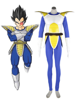 Dragonball Cosplay Kai Vegeta Combat Saiyan Uniforme Version Complète Costume Cosplay Déguisements Halloween