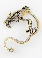 Earring Jackets douces métallique style européen Pendentif Serpent