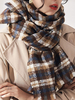 Echarpes Femme Hiver Imprimé Carreaux Bicolores