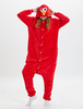 Elmo Kigurumi Carnaval Pajamas Onesie 2021 Sesame Street Costume Carnavals Adulte Rouge Unisex Flannel Combinaison Déguisements Halloween