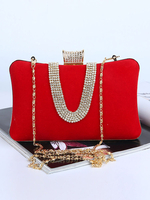 Embrayage sacs de mariée mariage strass velours côtelé soir soirée sacs