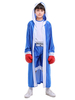 Enfant Boxer Costumes Bleu Blanc Short Blouse Halloween Costumes Full Set