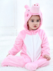 Enfant Cadeaux Noël Pyjama Kigurumi Cochon Rose Combinaison Cartoon Carnaval Déguisements Halloween