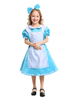 Enfants Alice au pays des merveilles Costume Déguisements Halloween robes bleues et blanches Robe de Princesse Fille
