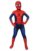 Enfants Cosplay Costume rouge bleu Lycra Spandex Catsuits Zentai américain bande dessinée Film Cosplay combinaison Halloween Costuem