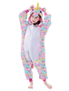 Enfants Kigurumi Carnaval Pyjama 2021 Star Licorne Toilette Facile Rose En Flanelle Combinaisons Déguisements Halloween