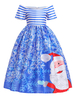 Enfants noël cosplay santa claus stripe enfants cosplay costumes Déguisements Halloween