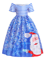 Enfants noël cosplay santa claus stripe enfants cosplay costumes Déguisements Halloween