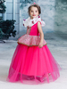 Enfants Princesse Cosplay Aurora Sleeping Beauty Robe Rose Costumes pour Enfants Déguisements Halloween