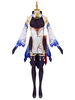 Ensemble de 6 pièces de costume de cosplay Genshin Impact Ganyu
