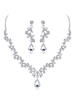 Ensemble de bijoux boucle d\oreille et collier