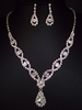 Ensemble de bijoux de désherbage pour accessoires de mode pour femmes strass charmants de mariée
