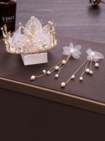 Ensemble de bijoux de mariage à la mode avec fleurs