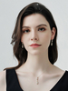 Ensemble de bijoux de mariage 2 pièces collier et boucle d\